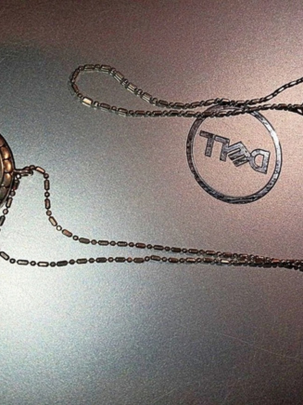 Silpada Sterling Club Pendant Necklace Watch in Black & Silver Like New